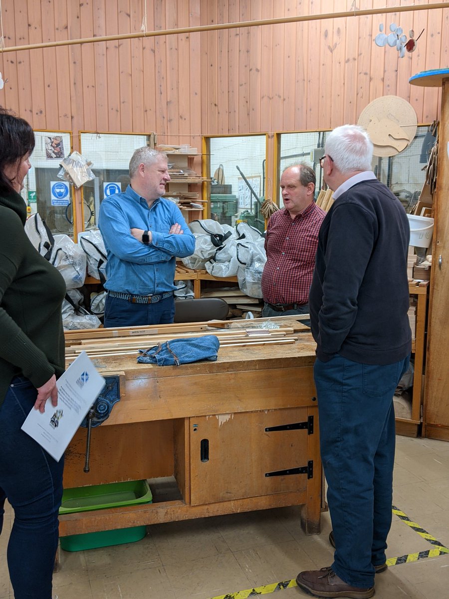 We were pleased to be able to show <a href="/AngusRobertson/">Angus Robertson</a> around the Joinery and Woodwork workshops on Friday as part of his tour of the Garvald Gorgie Workshops. He wrote about his visit here edinburghnews.scotsman.com/news/opinion/c… for <a href="/edinburghpaper/">Edinburgh Evening News</a>