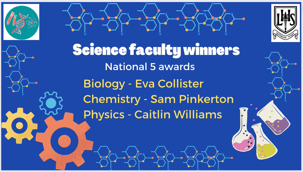 LHS_Science_'s tweet photo. Huge congratulations to our Science awards winners. First up National 5 ๐คฉโฆ#LHSPrizeGiving #LHSSuccess https://t.co/bosOwQCyqk