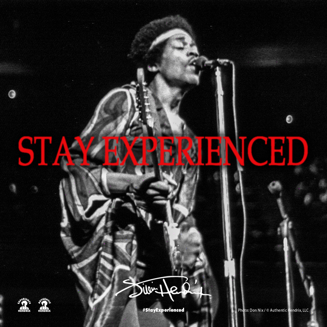 JimiHendrixShop's tweet photo. 𝗦𝘁𝗮𝘆 𝗘𝘅𝗽𝗲𝗿𝗶𝗲𝗻𝗰𝗲𝗱 💜
#JimiHendrix #StayExperienced https://t.co/c8MBZe4ssw