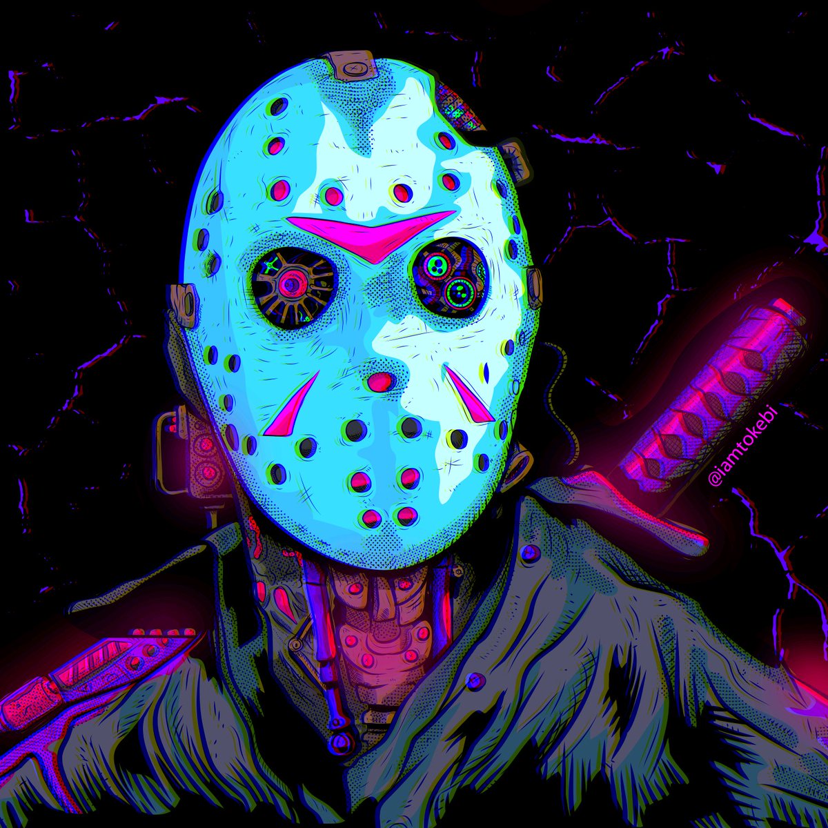 tokebi_artist's tweet photo. #CommissionedArt for a new beer label. Cybernetic Jason at your service
#jason #cyberpunk #beer #beerlabel #beerlabeldesign #commissionsopen #nftart #digitalart https://t.co/tadod8nHIF