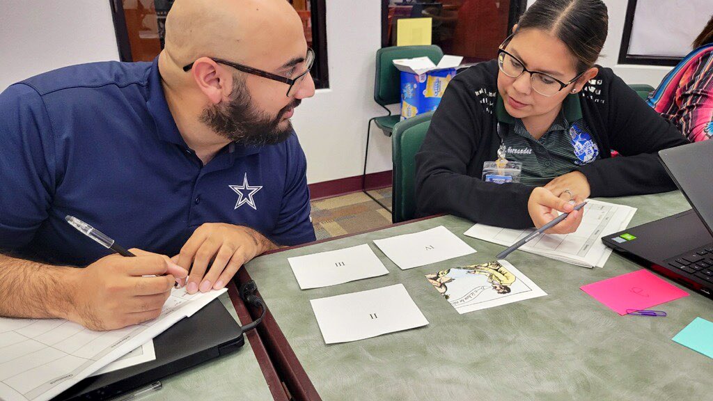 s3strategies's tweet photo. #purposefulPD w/ @s3strategies #Understanding the thinking behind new STAAR question types, redesign, & more w/ #socialstudies & #science teachers @RgvVanguard #EffectivePD 🟰#EffectiveTeachers #s3srrategies #StudentEngagement starts here @s3strategies! Thanks for having us!🥳 https://t.co/k2hbyqeU3x