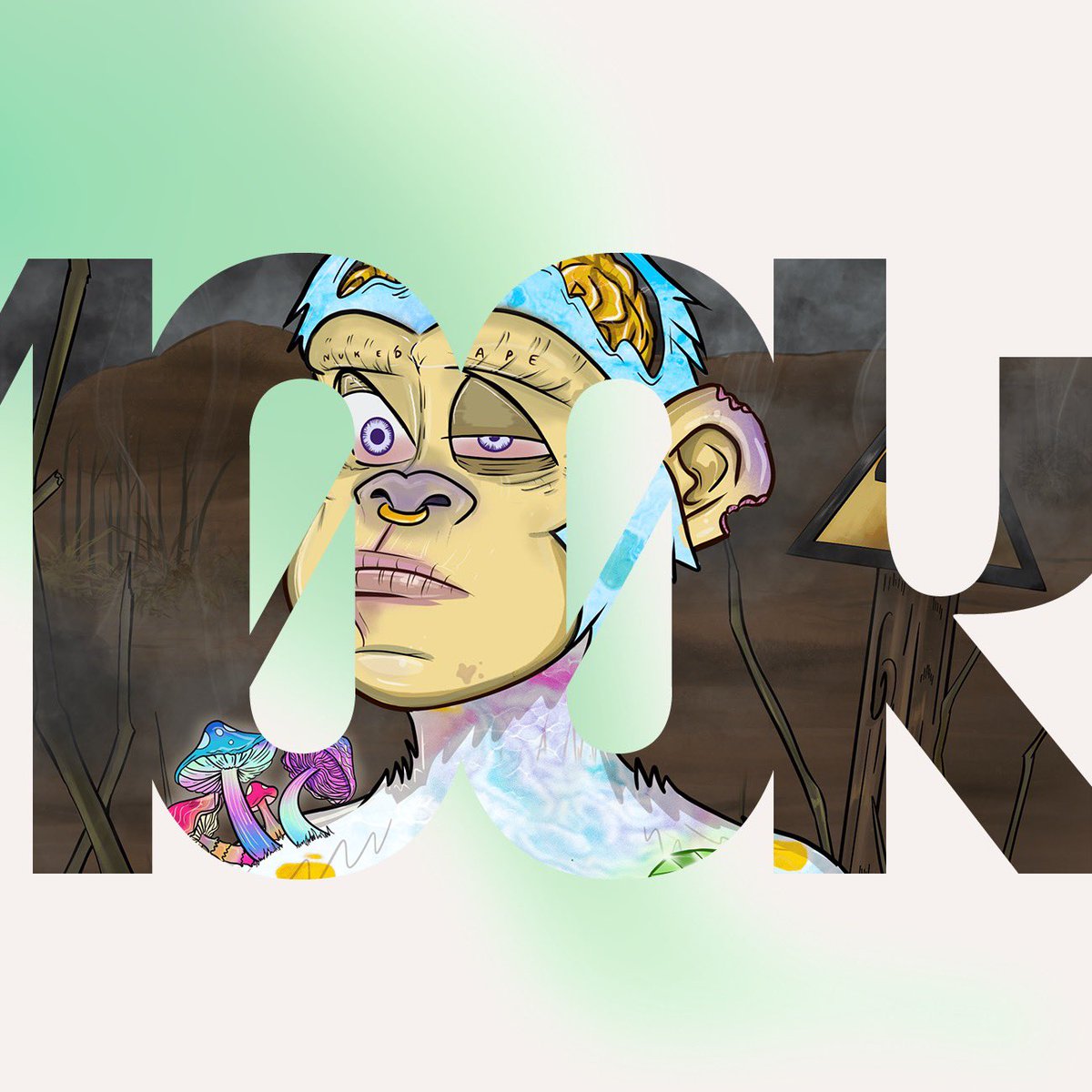 100k Nuked Ape sales volume!
We are giving away 1 Nuked Ape to celebrate. 🎉 

Like &amp; RT this post.
Tag 3 friends for an extra entry!
Must be following both our accounts <a href="/StonedApeCrew/">Stoned Ape Crew</a> + @Stonedapefam

Entries close in 48hrs. 💨💨