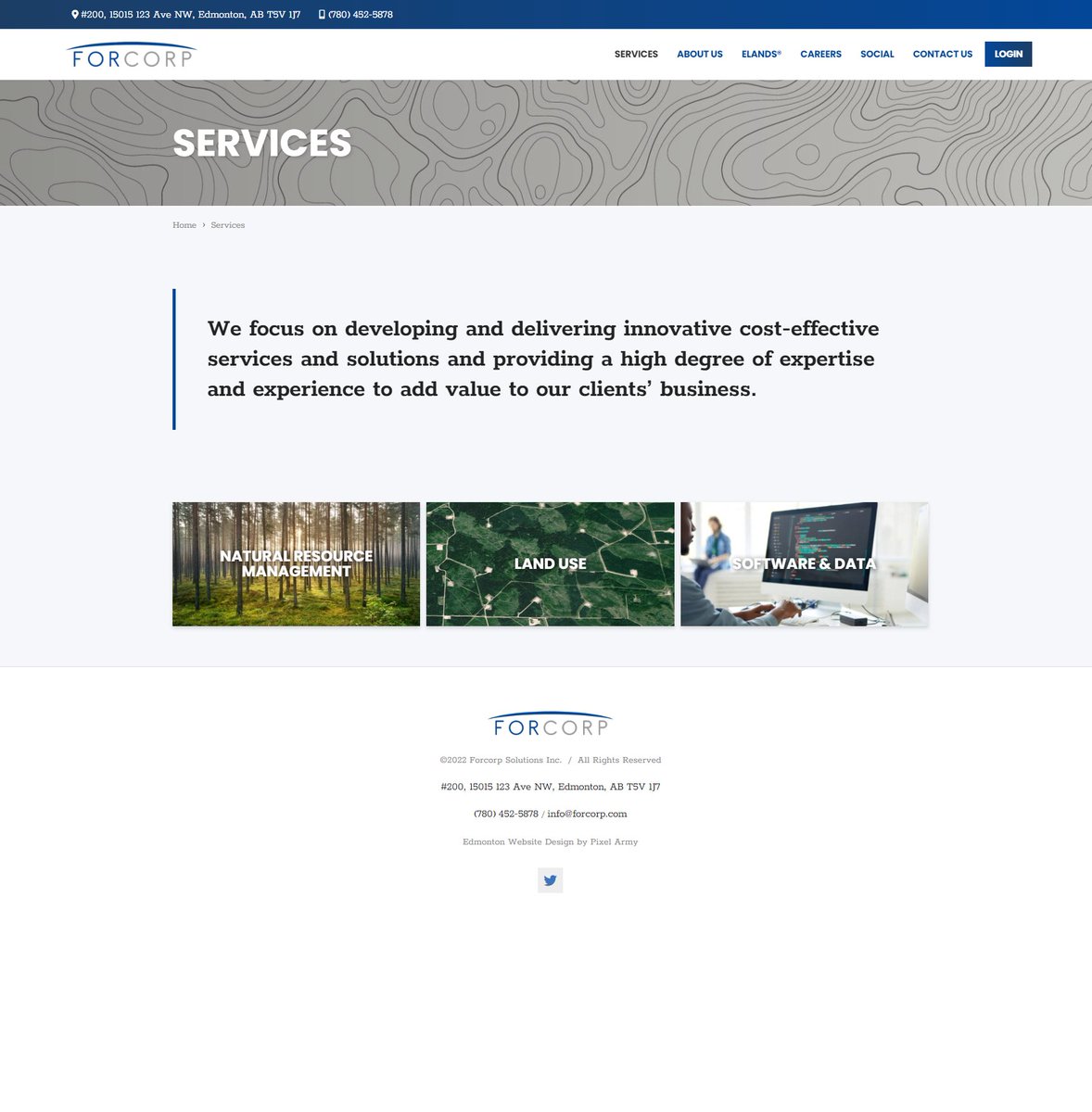 FORCORP's tweet photo. 👀 🖥️ We've got a fresh look! Check out our new website to learn how we can provide services &amp; solutions for your organization: https://t.co/gXeA98QiBT https://t.co/IYbHAlKMfT