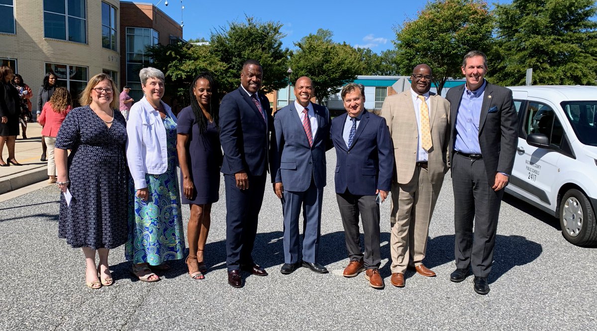 BaltCoExec's tweet photo. I meant when I said it four years ago and I mean it now: education will always be my top priority. Proud to stand alongside our partners today as we announced well-deserved pay raises for our valued @BaltCoPS educators and support employees! https://t.co/rtFw3rwqqO