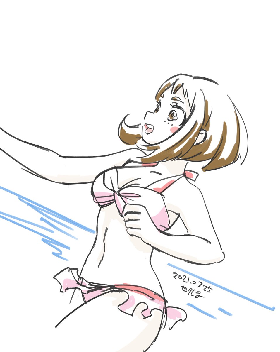 麗日お茶子 「8月分まとめ～ 」|森島 範子のイラスト