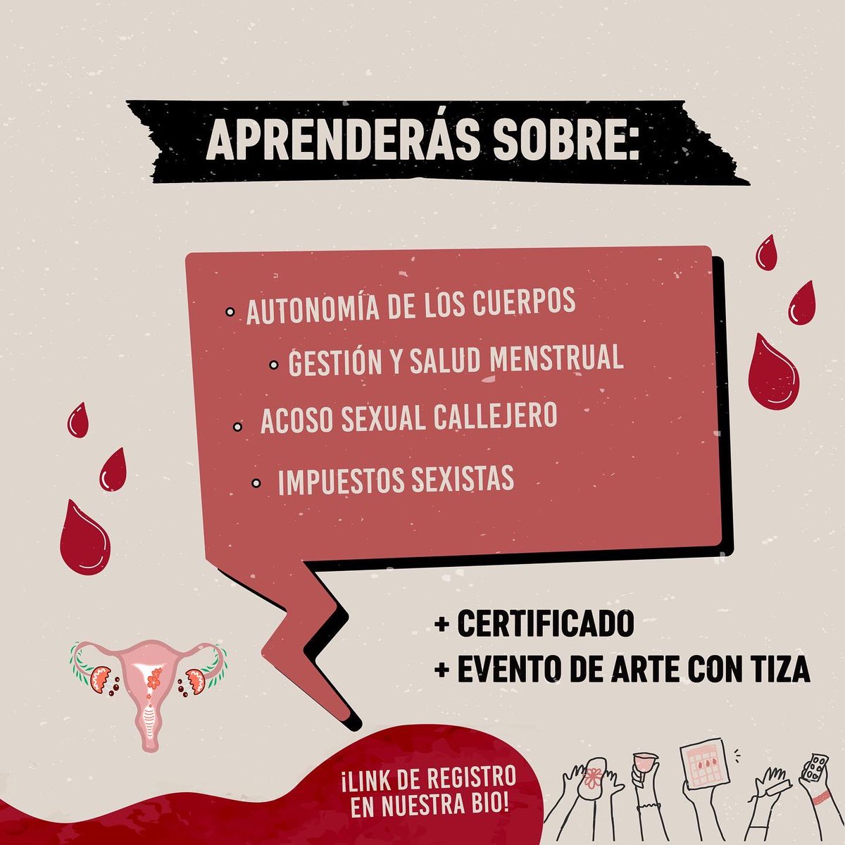 CatcallsofDR's tweet photo. ¡Este jueves vamos a romper con el tabú🩸

En este taller aprenderás sobre autonomía física,salud menstrual,impuestos sexistas y cómo el acoso sexual callejero atenta contra la dignidad de las personas.  
¡No te lo pierdas!

🗓Jueves 29
🕣5:30 p.m
📍Fundación Friedrich Ebert,S.D https://t.co/uiwuzX2Nur