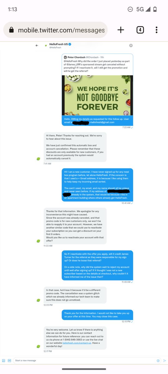 Chordash's tweet photo. @HelloFresh @James_LRR Hey @James_LRR, just for your visibility of the resolution if you see some oddities with your numbers. Sorry about that. https://t.co/KziJ04aZBh