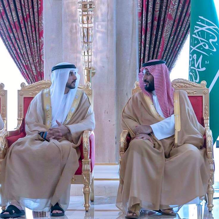 HamdanMohammed's tweet photo. نبارك لأخي الأمير محمد بن سلمان بن عبدالعزيز آل سعود ولي عهد السعودية بمناسبة تعيينه رئيساً لمجلس الوزراء، ودعواتنا لسموه بالتوفيق والسداد، وللمملكة العربية السعودية الشقيقة بمزيد من التقدم في ظل القيادة الرشيدة لخادم الحرمين الشريفين الملك سلمان بن عبدالعزيز آل سعود. https://t.co/wTR77FYSnd