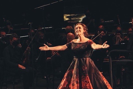 morley_erin's tweet photo. “Morley embodies a Princess Isabelle of true luxury, with a perfect coloratura of astonishing ease, topped off with brilliant high notes … One can almost feel tears, a totally moving result that took the breath away from the fortunate live audience.” 
~@Codalario #RobertLeDiable https://t.co/y4OiNBPstK