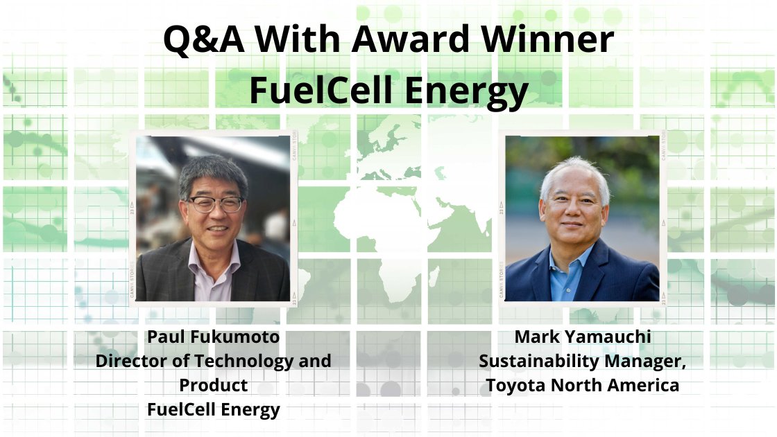E_E_Leader's tweet photo. What do you know about @FuelCell_Energy's partnership with @ToyotaMotorCorp?
Catch the entire conversation #ondemand ➡️ ➡️ https://t.co/epi0ETTCYO
#fuelcell #toyota #renewable #gas #emissions #hydrogen #trigeneration #environmental https://t.co/kfY8ApO2KJ