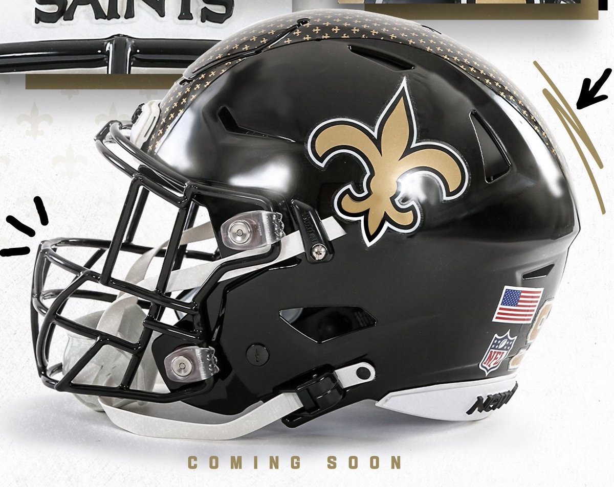 Just a reminder. 

#Saints are breaking out the black helmets Sunday in London. If they play well in them and break out of their funk, fans will love them. If they don’t play well, fans won’t ever want to see these helmets again.