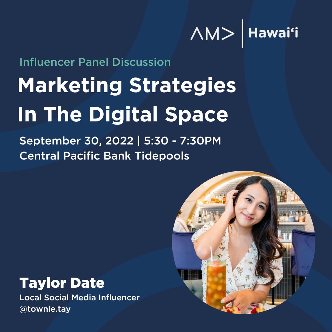 Join us for our upcoming panel discussion: Marketing Strategies in the Digital Space! Get a behind the scenes look at what goes on during an influencer marketing campaign.

Click here for more information and to register for this event: ow.ly/wVtW50KTRwb