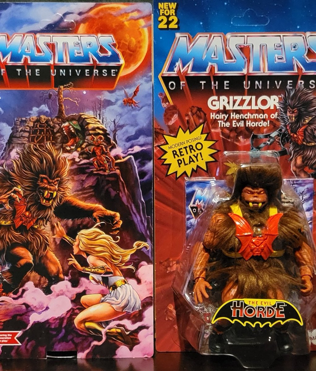#motuesday Grizzlor has arrived, dressed for the chilly Canadian fall! #motu #mastersoftheuniverse