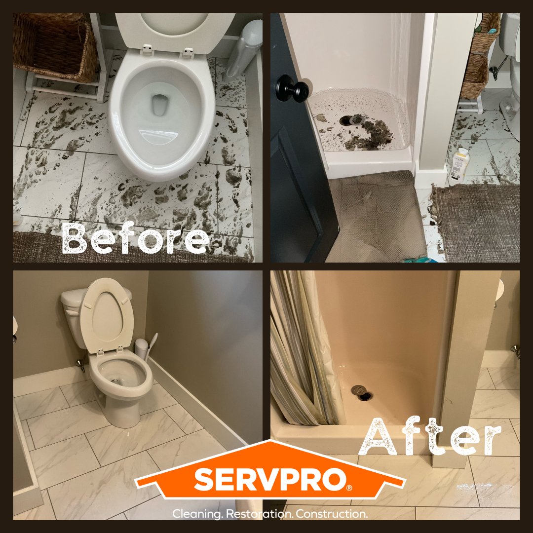 Water from sewer system backups should be considered very dangerous. The water is grossly unsanitary and may contain bacteria and viruses that could cause serious illness. Sewage Backup or Toilet Overflow? Call Us Today – (518) 677-3444 #SERVPRO #servprolife #weknowclean