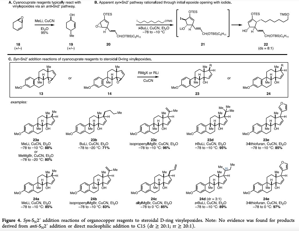 TotalSynthesis's tweet photo. Toward the Asymmetric #Synthesis of Cardenolides and Related Steroidal Systems: syn-SN2′ of Organometallics with C14–C17 Vinylepoxides by Adam B. Millham and Glenn C. Micalizio at @DartmouthChem in @JOC_OL https://t.co/ggWzaR28Cr https://t.co/yYi0w83JOi