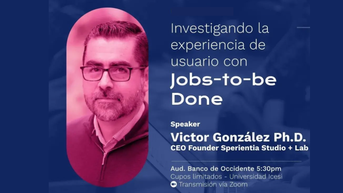 IxDA's tweet photo. Investigando la experiencia de usuario con Jobs-to-be Done
– @vmgyg is hosted by @ixda Cali + #UXLabCesi.
#IxDD #interactiondesign #interactiondesignday #adobe
https://t.co/aDJ6THjg9G https://t.co/p4KWsV0QOb