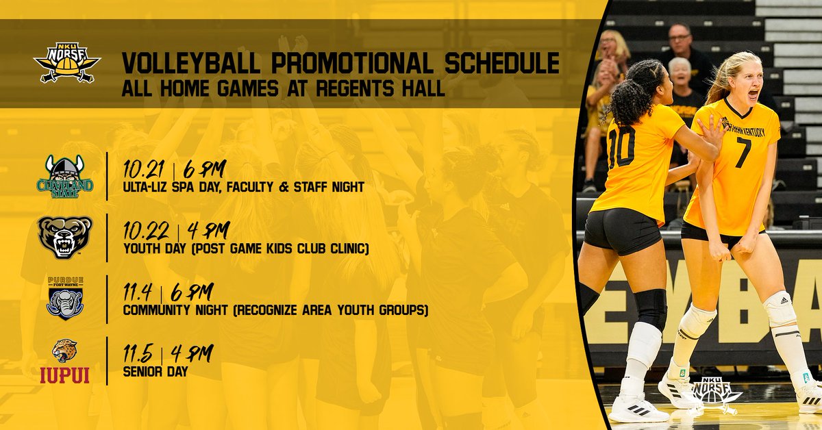 Excited to see 𝙔𝙊𝙐 in Regents Hall this fall!🏐

📰 | bit.ly/3LUEdGz
#NorseUp