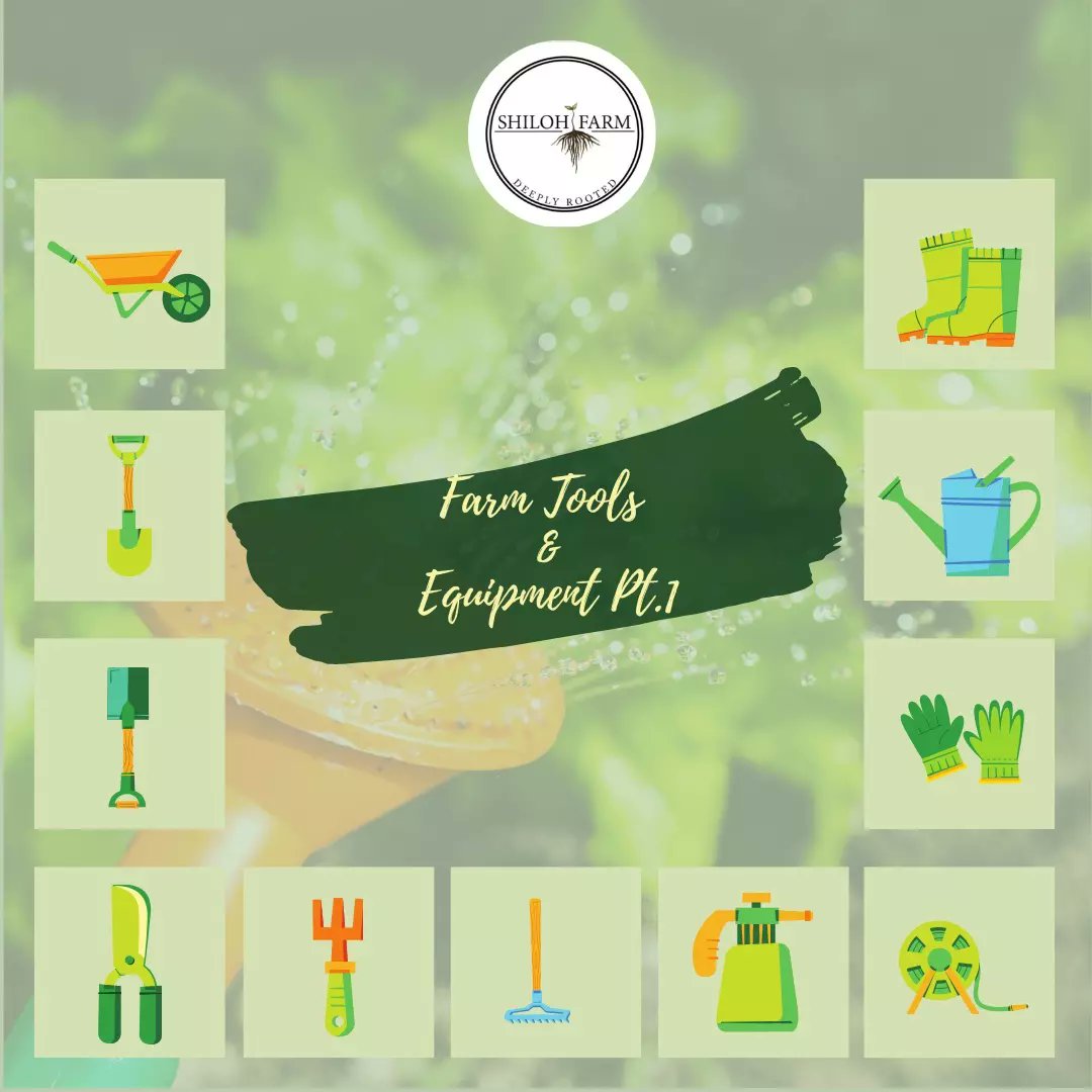 FarmShiloh's tweet photo. Are you familiar with the names of garden tools/equipment?
Check our new post -- Pt. 1 of our farm tools / equipment #GardeningTwitter #gardentools #shilohfarmgh

🌱🌱🌱🌱⛏️🧤🌧️🌤️💚🌱🌱🌱 https://t.co/ns7Bs0VC1J https://t.co/kJYfkhuhlB