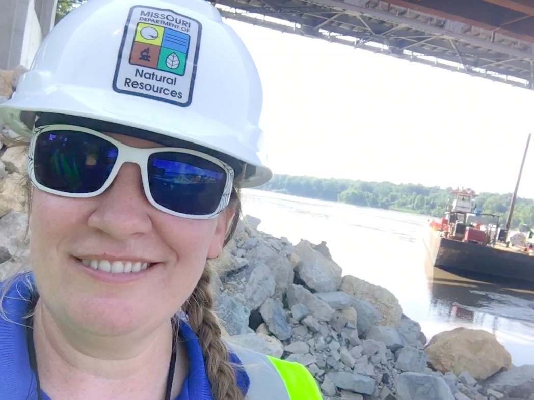 MoDNR's tweet photo. We're back with another #KnowTheirStory, a campaign that highlights the uniqueness of our MoDNR team. Meet Sarah Wright. Sarah loves Missouri's natural resources and desired to find a career where she could make a positive impact on the environment. https://t.co/GGrUwjN14E