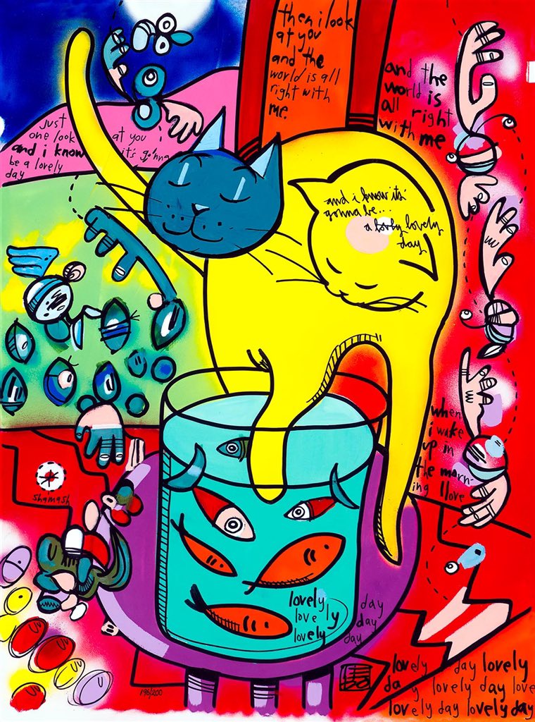 ParkWestGallery's tweet image. “Lovely Day” by Lebo @LeboArt #loveart #lebo #love