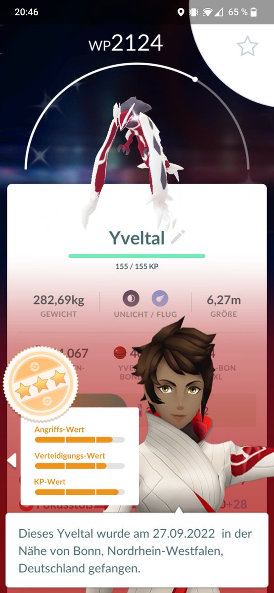 PoGo_DerParsel's tweet photo. Shiny Yveltal with the first try 🥹☺️ https://t.co/SvQSajMCSf