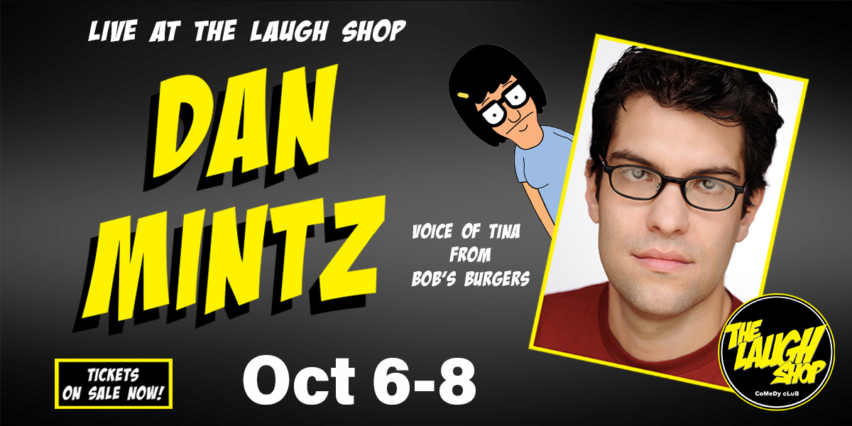 LaughShopYYC's tweet photo. Calling All Bob's Burgers Fans! Dan Mintz (the voice of Tina Belcher) is LIVE Oct 6-8
Get your tickets now at https://t.co/otduc7ydo2 or Call 403.255.6900
#danmintz #tinabelcher #laughshop #yyc #yycevents #yyccomedy https://t.co/ixupjY2TF7