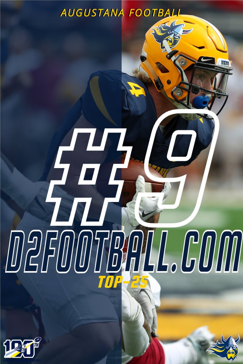 Augustana Football (@augiefb) on Twitter photo The <a href="/D2Football/">D2Football</a> Poll is out and we're at No. 9 this week 💪
#BeTheRock | #BuildingChampions The <a href="/D2Football/">D2Football</a> Poll is out and we're at No. 9 this week 💪
#BeTheRock | #BuildingChampions