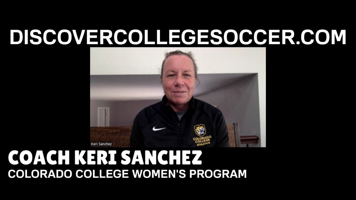 Colorado College Women’s Soccer – Coach Keri Sanchez discovercollegesoccer.com/colorado-colle… #soccer #collegesoccer @ImCollegeSoccer @TopDrawerSoccer @socceramerica @TheSoccerWire @ECNLgirls @CCTigers @MountainWest @SCAC_Sports