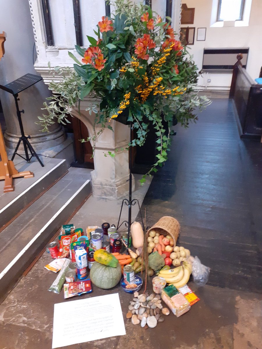stmarysdover's tweet photo. A wonderful Harvest Service at St Mary's Church this morning. Thank you to all those who could join us, as well as those who kindly donated - all items will be passed onto the Dover Foodbank. https://t.co/pHSsC5CAEQ