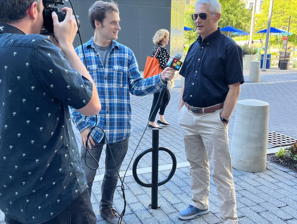 CCTV has had a great time popping up in Kendall! Shout out to <a href="/CambridgeLF/">Cambridge Local First</a>  intern Aidan who helped us interview folks today! Be sure to catch us at the last event 9/28 with <a href="/HistCambridge/">History Cambridge (Cambridge Historical Society)</a> 12-2!