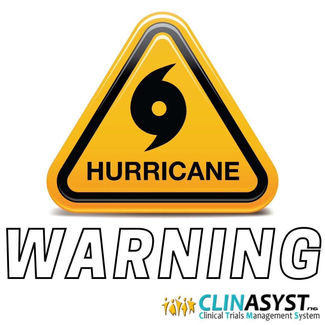 clinasyst's tweet photo. Thank you for your constant support of ClinasystNG. We are keeping a close eye on Hurricane Ian. At this time we do not anticipate any disruptions in the services we provide to you. However, if this changes we will be in touch.

#eyeonthestorm #hurricaneprep #ClinicalTrials https://t.co/84phibHzX4