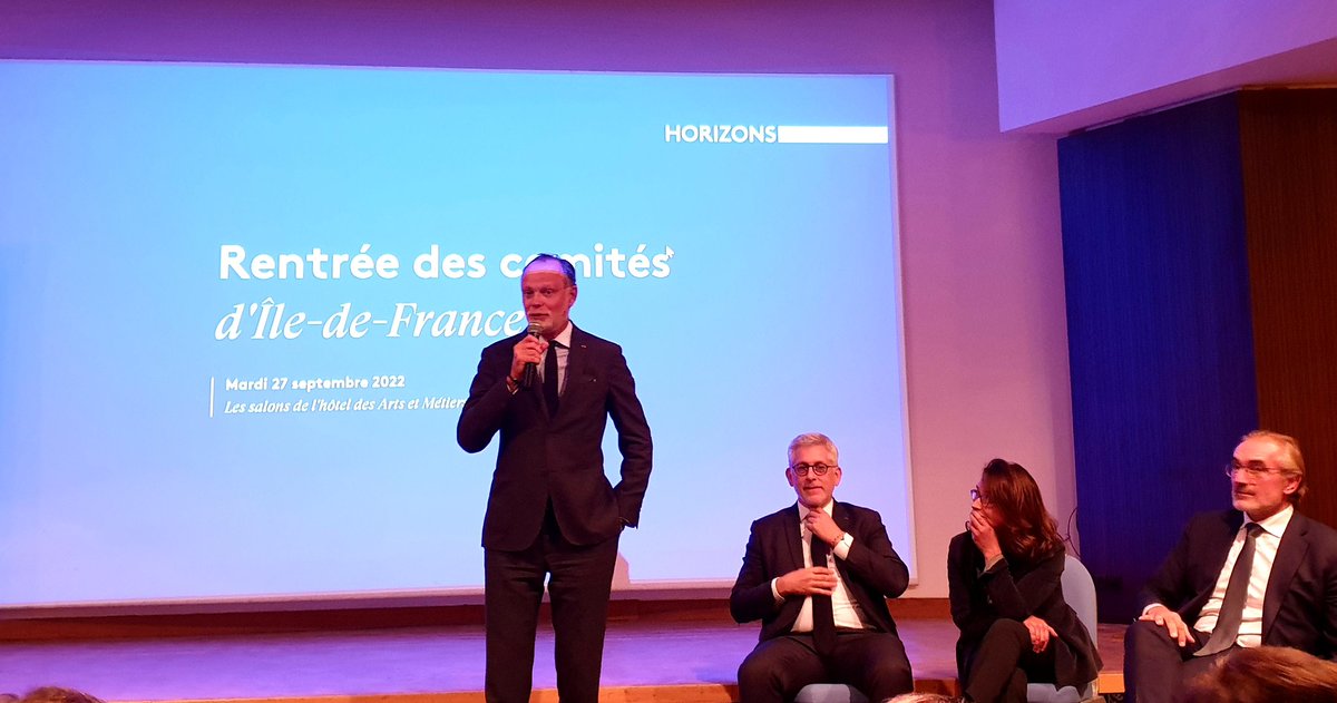 Soirée de rentrée des comités <a href="/HorizonsLeParti/">Horizons</a> d’Ile-de-France en présence de <a href="/EPhilippe_LH/">Edouard Philippe</a> <a href="/Arnaud_Pericard/">Arnaud Péricard</a> <a href="/fredvalletoux/">Frédéric Valletoux</a> <a href="/dburkli/">Delphine Bürkli</a> <a href="/NaimaMoutchou/">Naïma Moutchou</a> <a href="/LMarcangeli/">Laurent Marcangeli</a> <a href="/b_abba/">Berangere Abba</a> <a href="/BonnaterreL/">Bonnaterre Laurent</a> #Horizons