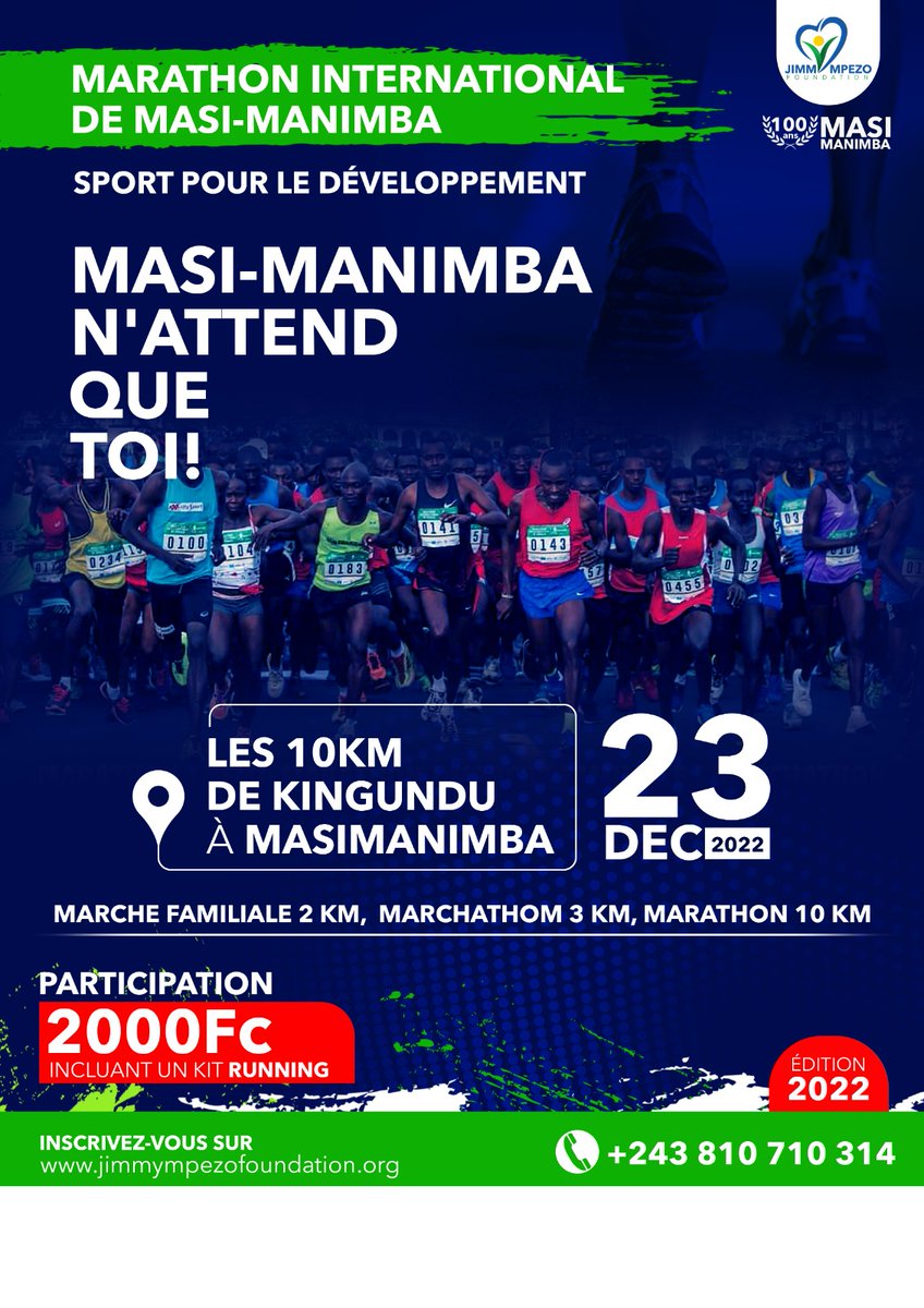 FJimmympezo's tweet photo. Coming soon ! MARATHON INTERNATIONAL DE #MASIMANIMBA tout information sur https://t.co/lqAoyx6qPO https://t.co/n9PoEUm6ew