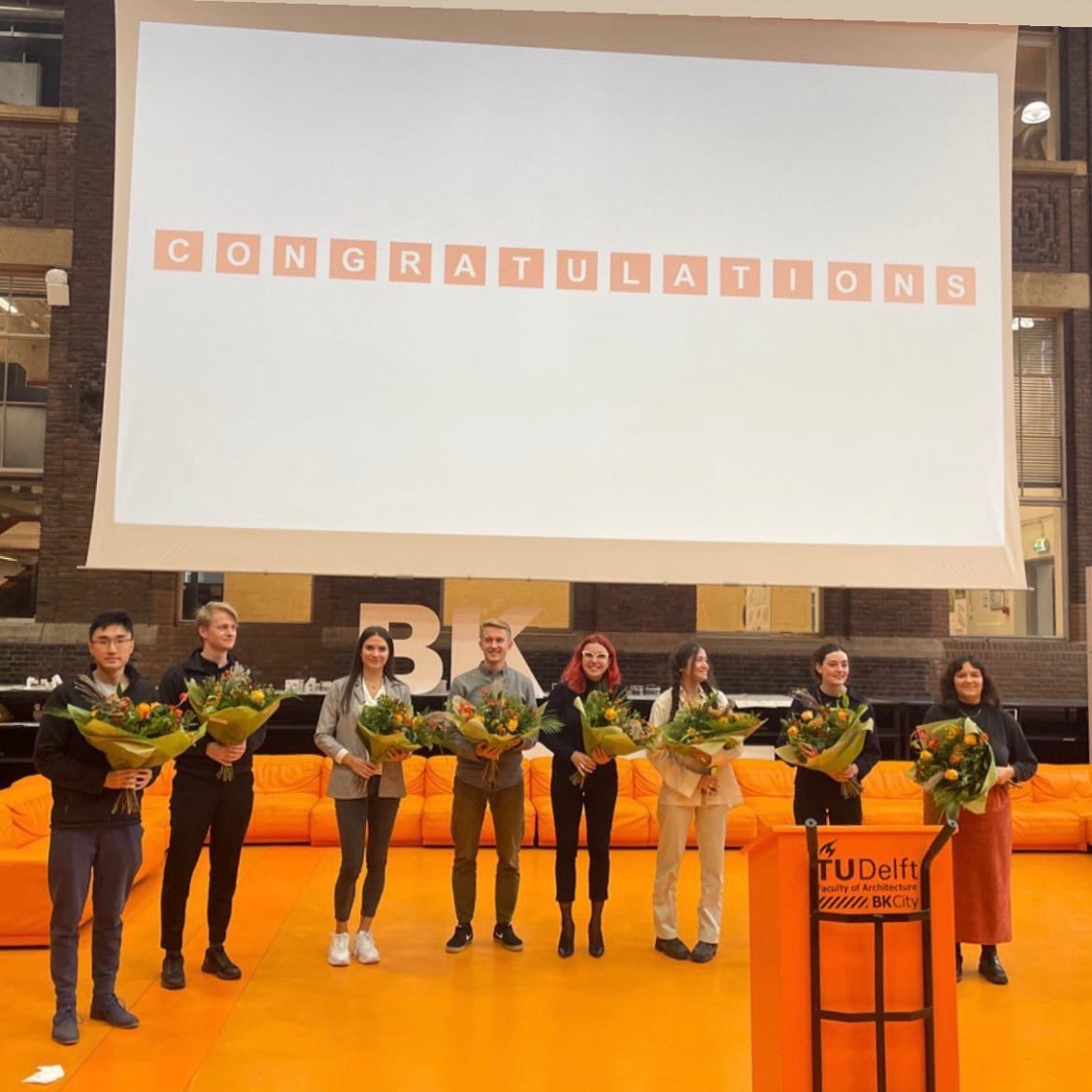 MJ_Hoekstra's tweet photo. Vandaag sloot ik @BKTUDelft de tentoonstelling af van de 42 voor de #Archiprix geselecteerde afstudeerprojecten. M’n medejuryleden Leo van den Burg, @MichelaTurrin en Janina Gosseye maakten de 9 genomineerden bekend die gaan meedingen naar de landelijke @ArchiprixNL. Veel succes! https://t.co/U29ObsBhHE