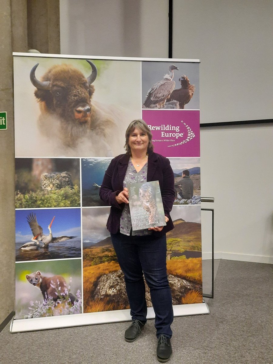Dawn Balmer (@debalmer) on Twitter photo Pleased to receive a copy of the @RewildingEurope Wildlife Comeback in Europe report on behalf of <a href="/_EBCC/">European Bird Census Council</a> today at the launch in Cambridge. Fantastic work by EBCC board members <a href="/Mark_A_Eaton/">Mark Eaton</a> and Sergi Herrando and the huge <a href="/newebba/">EBBA2</a> community. Congratulations to the authors. Pleased to receive a copy of the @RewildingEurope Wildlife Comeback in Europe report on behalf of <a href="/_EBCC/">European Bird Census Council</a> today at the launch in Cambridge. Fantastic work by EBCC board members <a href="/Mark_A_Eaton/">Mark Eaton</a> and Sergi Herrando and the huge <a href="/newebba/">EBBA2</a> community. Congratulations to the authors.