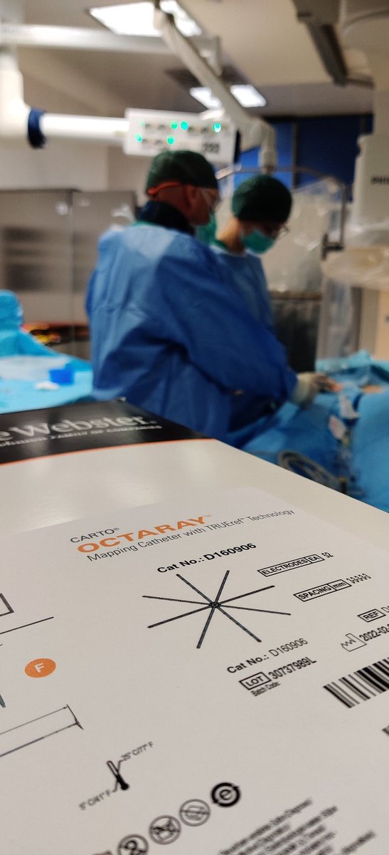mattiastraz's tweet photo. Today's another successful #VT ablation with the new OCTARAY mapping catheter with TRUEref Technology
#biosense #EPlab https://t.co/tGQIYO8T6t