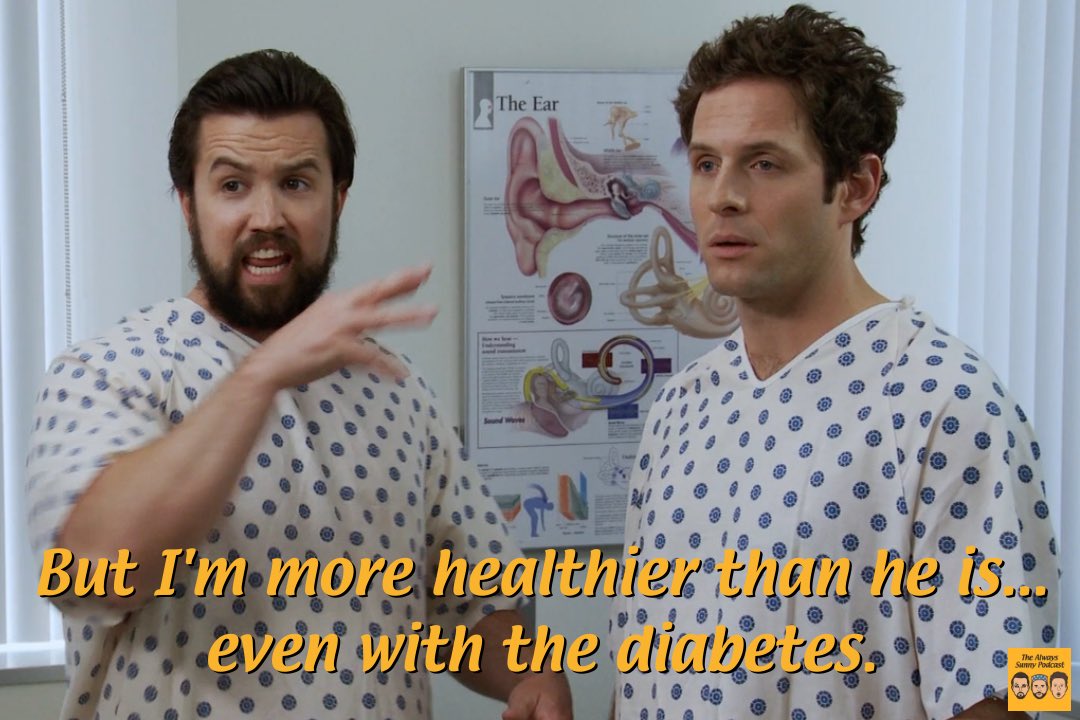 We are the picture of health. New ep, “Who’s More Healthier?” Part 1 out now! We’re diving into our blood work to determine who is the healthiest among us. Tune in. Link in bio. ☀️🎧 #thesunnypodcast #health #robmcelhenney #glennhowerton #charlieday @RMcElhenney @GlennHowerton