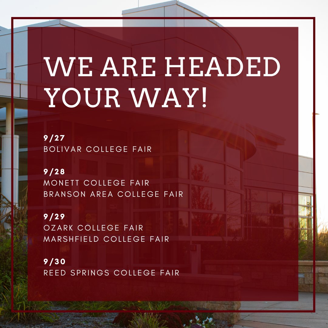 mostateag's tweet photo. Our COAG ambassadors and recruitment team is hitting the road this week to visit with future #agbears! 

Be sure to stop by the booth and say hello! 👋🏼 https://t.co/5LOmlBywFB