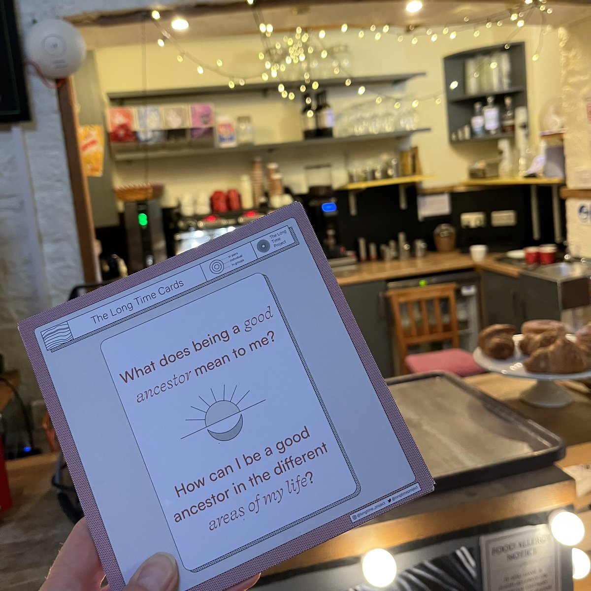 Lorna Prescott (@lornaprescott_) on Twitter photo Grappling with ways I might weave ideas and learning from Diving into the Long Time with folk on Dudley High Street. Then found myself chatting to a lovely member of staff at the cinema cafe and gifting her a set of <a href="/LongTimeProject/">The Long Time Project</a> cards.
It’s simple. Just invite curiosity. Grappling with ways I might weave ideas and learning from Diving into the Long Time with folk on Dudley High Street. Then found myself chatting to a lovely member of staff at the cinema cafe and gifting her a set of <a href="/LongTimeProject/">The Long Time Project</a> cards.
It’s simple. Just invite curiosity.
