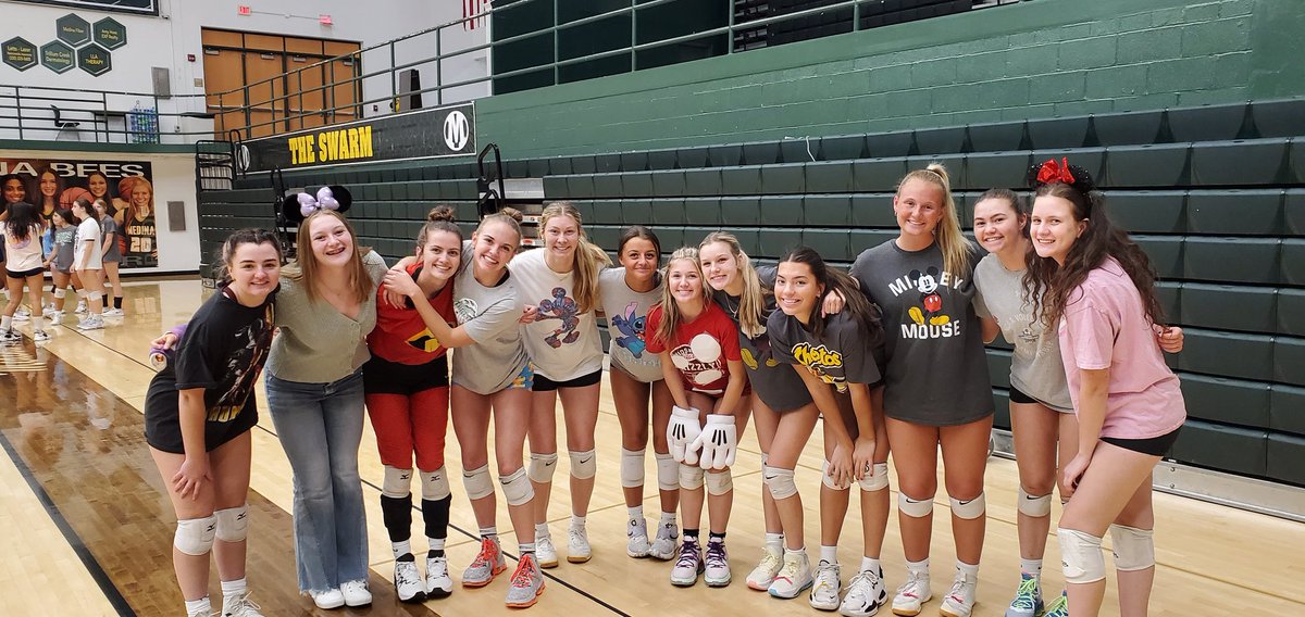 MGVBladybees's tweet photo. Disney Day at practice. https://t.co/s4XnKW52s0