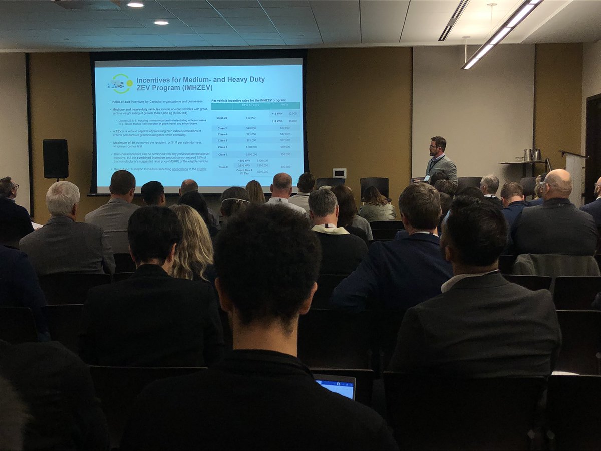 Learned that <a href="/Transport_gc/">Transport Canada</a> open to having other #mediumandheavydutyvehicles added to eligibility list for #iMHZEV incentives at #evve2022