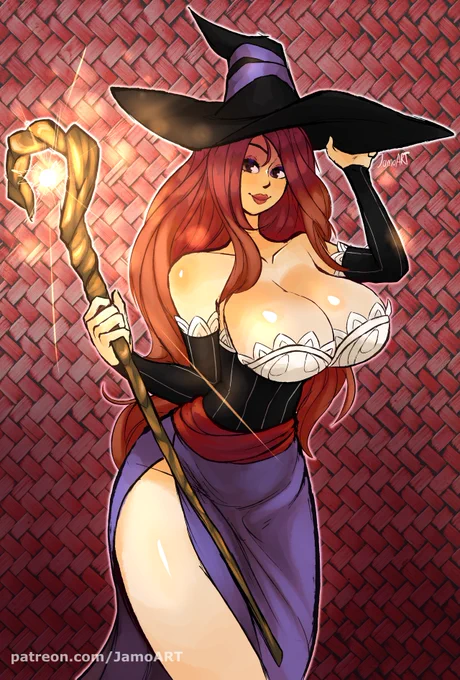 The Sorceress from Dragon's Crown 