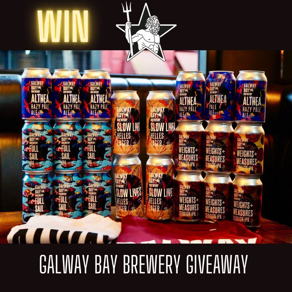 Galway Bay Brewery (@galwaybeer) on Twitter photo 🚨 #Budget2023Ireland Giveaway 🚨
WIN!
🍺 24 cans Full Sail
🍺 12 cans Slow Lives
🍺 12 cans Althea
🍺12 cans Weights & Measures
🍺 GBB t-shirt
🍺 Pint glass
🍺 €100 voucher for GBB Bar
How to win:
🔁 RT this post
✅ Follow <a href="/galwaybeer/">Galway Bay Brewery</a>
#Budget23 #GalwayBayBrewery 🚨 #Budget2023Ireland Giveaway 🚨
WIN!
🍺 24 cans Full Sail
🍺 12 cans Slow Lives
🍺 12 cans Althea
🍺12 cans Weights & Measures
🍺 GBB t-shirt
🍺 Pint glass
🍺 €100 voucher for GBB Bar
How to win:
🔁 RT this post
✅ Follow <a href="/galwaybeer/">Galway Bay Brewery</a>
#Budget23 #GalwayBayBrewery
