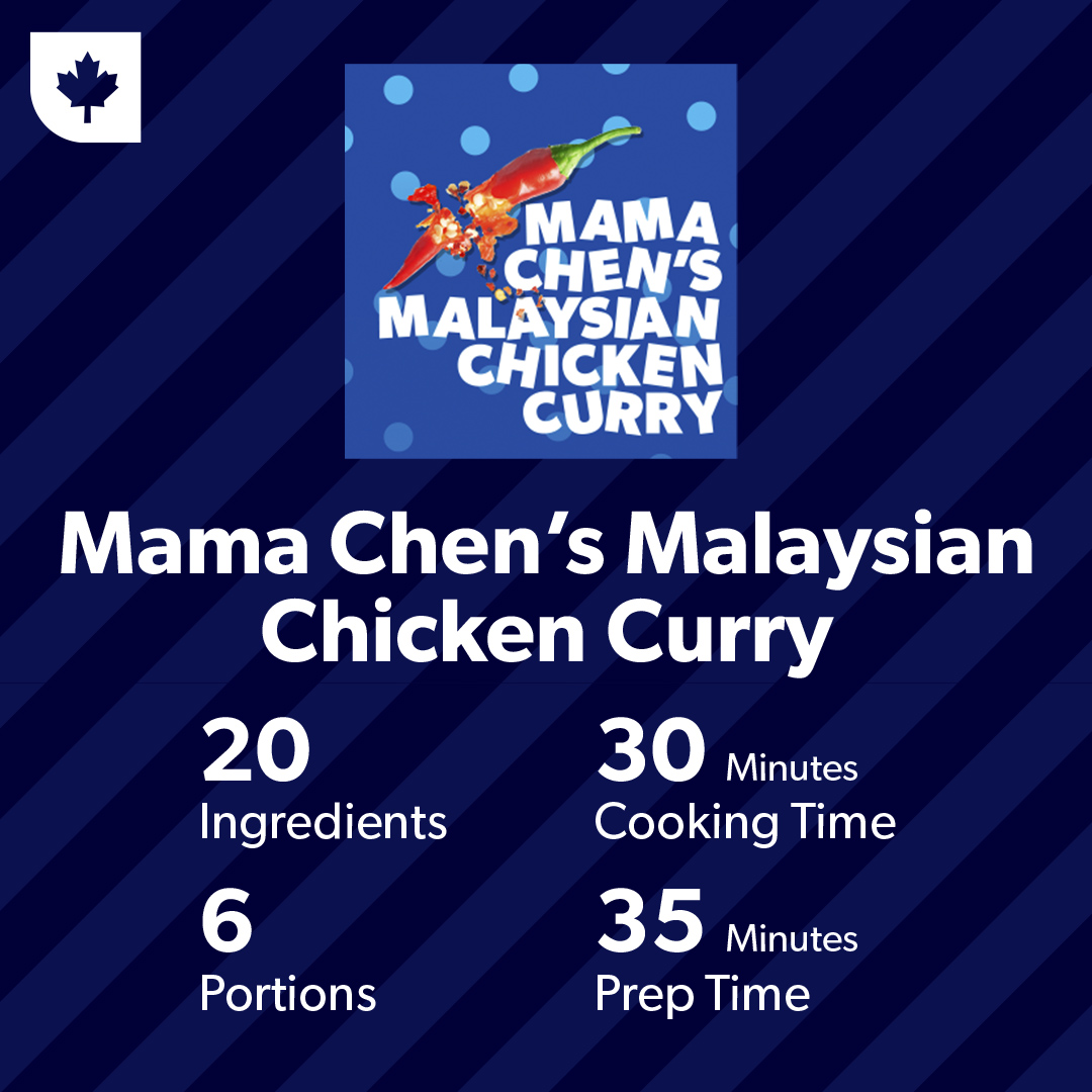 Grocery shopping for @ChefAlexChen recipe of the week? Check out our newly dropped Mama Chen’s Malaysian Chicken Curry playlist! The best way to make sure you get every ingredient! What should next week's recipe playlist be?! Click spoti.fi/3UIRJ49 to listen & shop!
