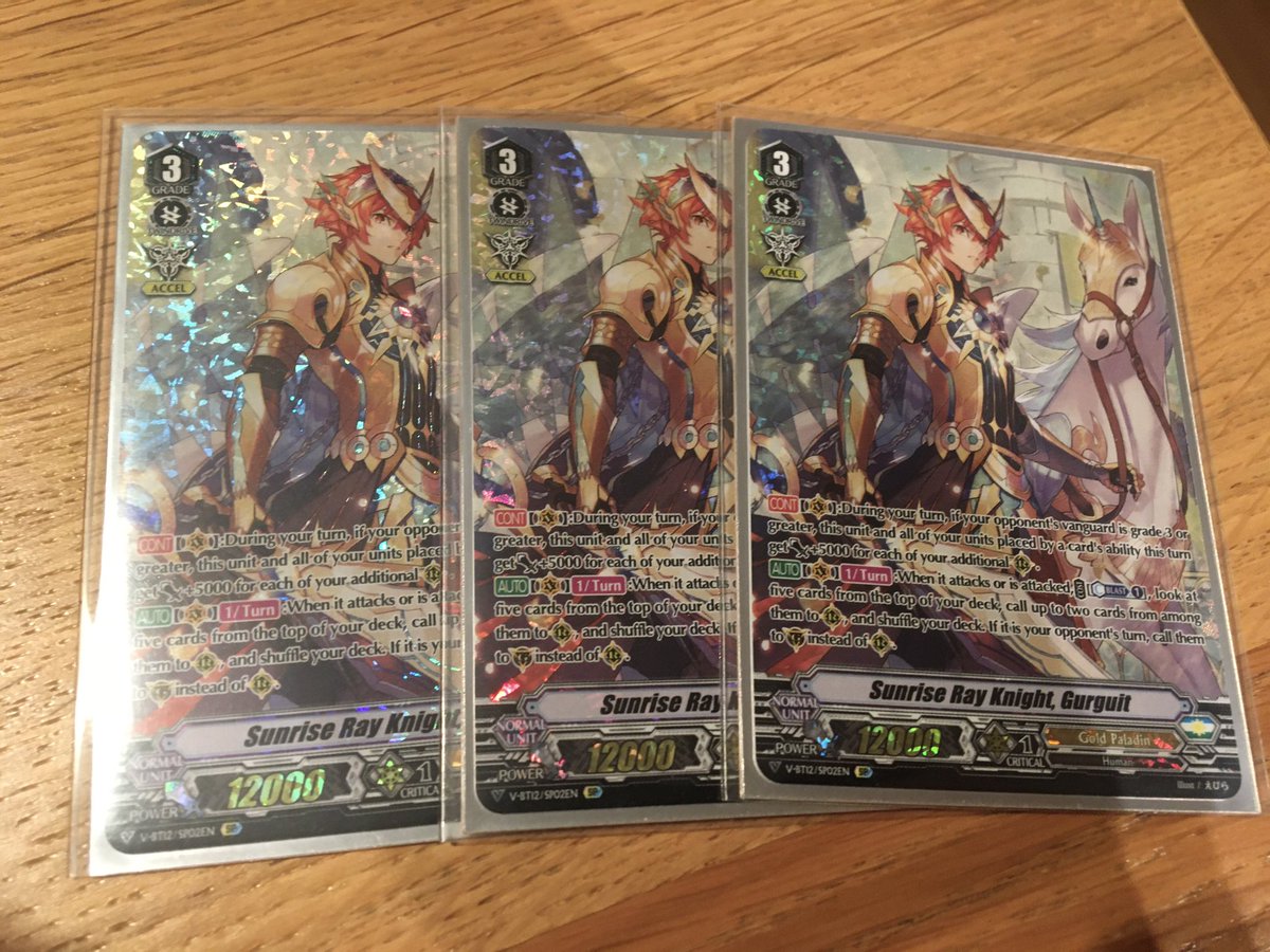 AkiraHimechan's tweet photo. The best birthday presents one could ask for 🤩💕💕
Thank you @Thestalos1 @Forry140 @jasmin_kauer @sadfacelama and Raffi ! 😭😭😭
3rd Sunboy achieved!! One more to go… 😎
#cardfightvanguard #cfv #braveseries #exkizer https://t.co/UGcTHNzg3z