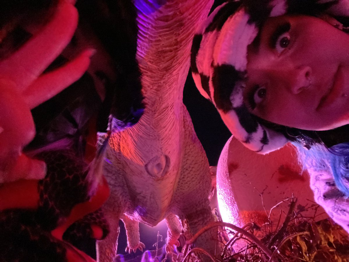 lillyw0nka's tweet photo. Everyone posting cute pics from lost lands meanwhile Anna and I literally only took pics w dinussy https://t.co/c1C2MUdXXH