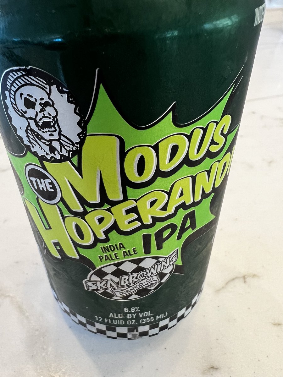 brente73's tweet photo. Give your beer a creative name and I’ll give it a try! #modushoperandi @skabrewing https://t.co/9GZgd7wyb2