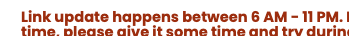 @Yuemmanson @TheRealRekz <a href="/theZuriTeam/">Zuri.Team</a> <a href="/theZuriSupport/">ZuriTeam Student Support</a> I think you read that wrong.

This means we'll update/replace/change the expired link between 6am - 11pm. If a link expires outside of this timeframe, you'll have to wait. 

However, try again now; the link was updated some minutes ago.