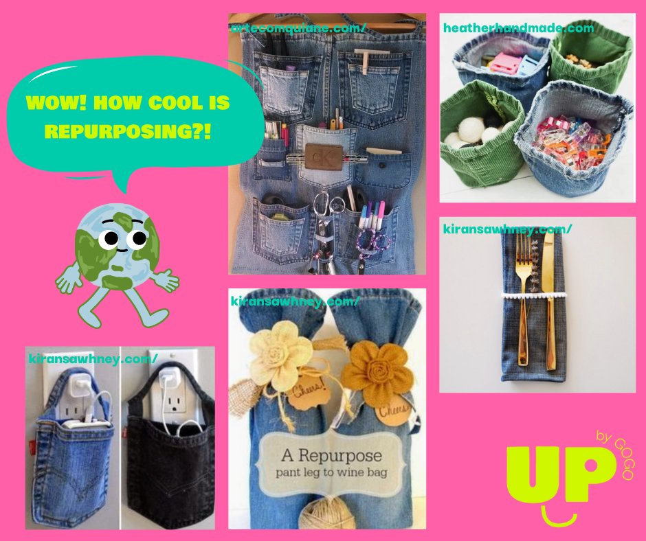 IMPORTANT!!!! ♻️♻️♻️ 
Let's talk a bit about upcycling, repurposing etc, there is no need to waste unwanted goods! View some exciting and useful ways to repurpose your denim jeans. Let us know below what item you need help finding a way to be repurposed below 👇
#circularecomomy