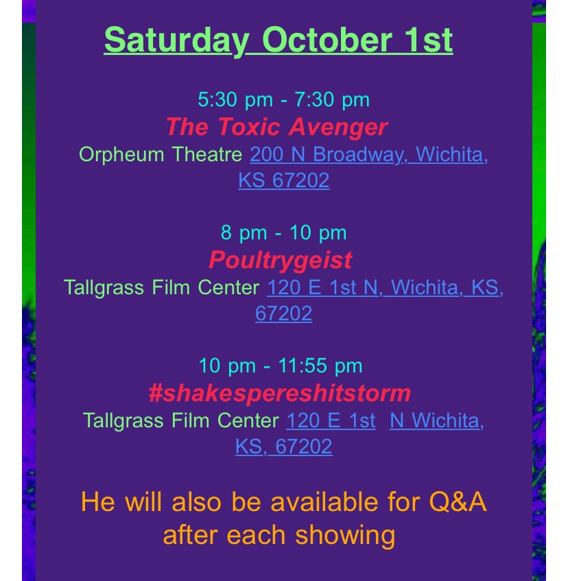 80sbabyTru's tweet photo. Greetings! From Tromaville Kansas!!! 
Meet #Toxie and #President of @Troma_Team and #Creator of #thetoxicavenger 

Uncle @lloydkaufman !! Free autographs! Photos! And always a great time! 

@TromaNOWApp @TromaRon @DanTheTromite @TrometteJillian @KraziRenee @TromaArmy #TromaDirect https://t.co/pDt8x444SV